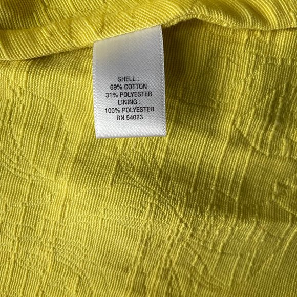 Banana Republic Yellow Peplum Blouse - Picture 4 of 4